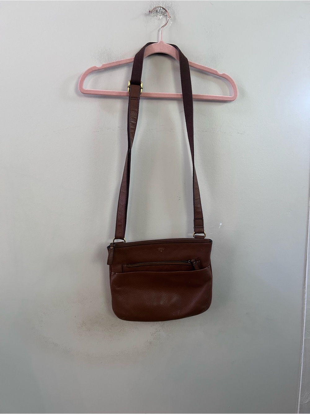 Fossil‎ leather crossbody bag